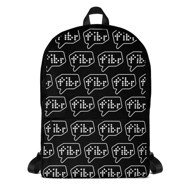 fibr Pattern Backpack (White Logo)