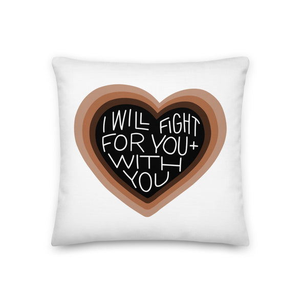 I Will Fight (Heart) Premium Pillow