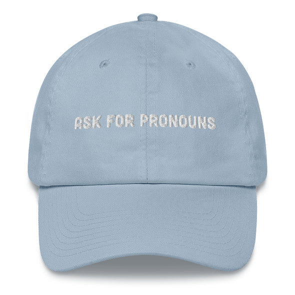 Ask for Pronouns Hat