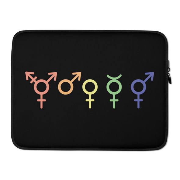 Gender Symbols Laptop Sleeve