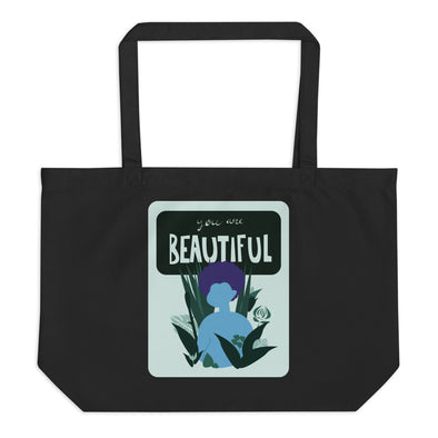You Are Beautiful Large Eco Tote