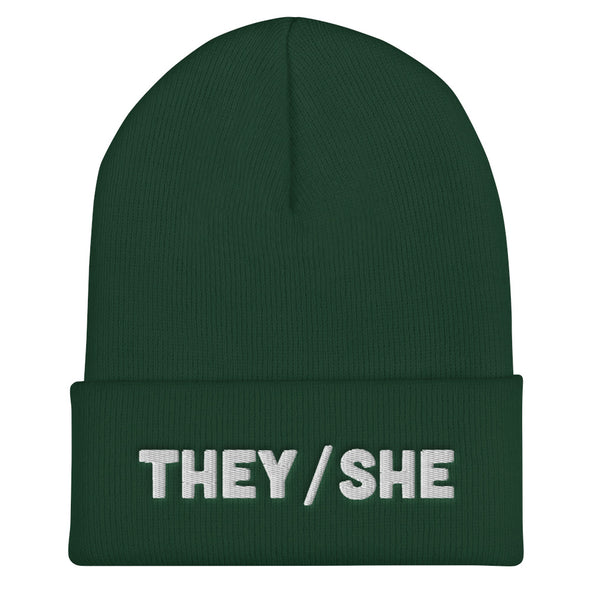 They/She Beanie