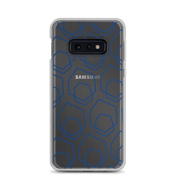 Firebrand Collective Pattern Samsung Case (Clear/Blue)