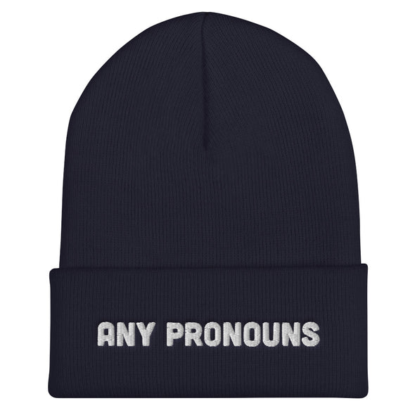 Any Pronouns Beanie