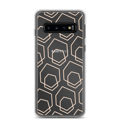 Firebrand Collective Pattern Samsung Case (Clear/Peach)