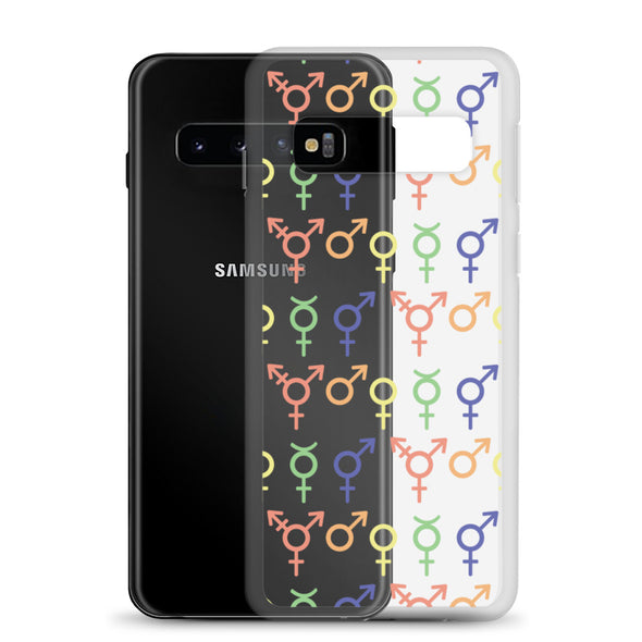 Gender Symbols Samsung Case (Clear)