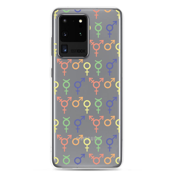 Gender Symbols Samsung Case (Clear)