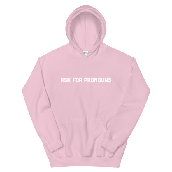 Ask for Pronouns Unisex Hoodie