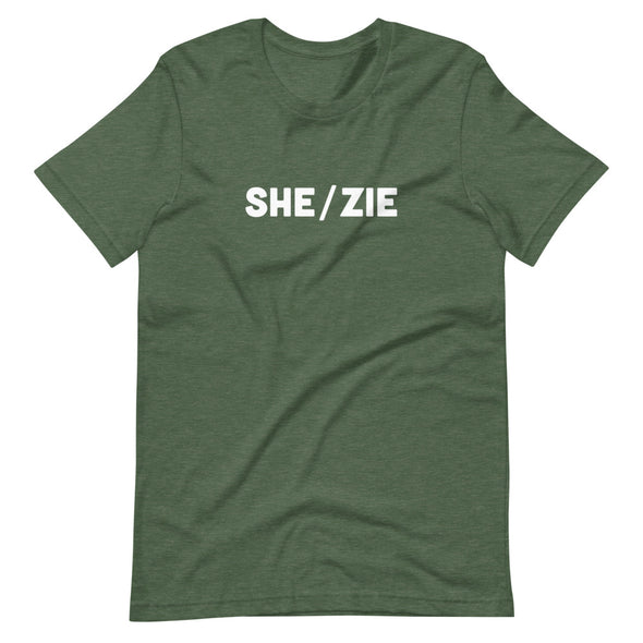 She/Zie Unisex T-Shirt