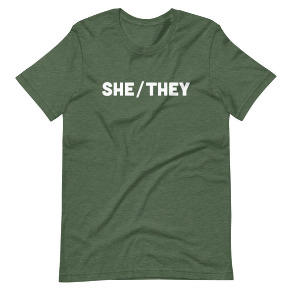 She/They Unisex T-Shirt