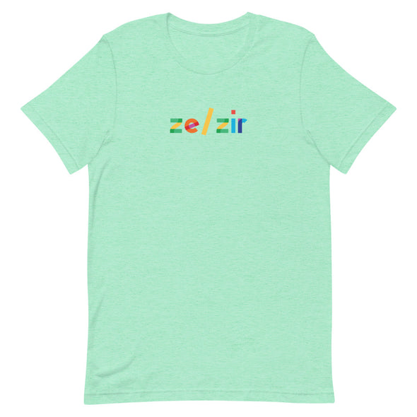 Ze/Zir Rainbow T-Shirt