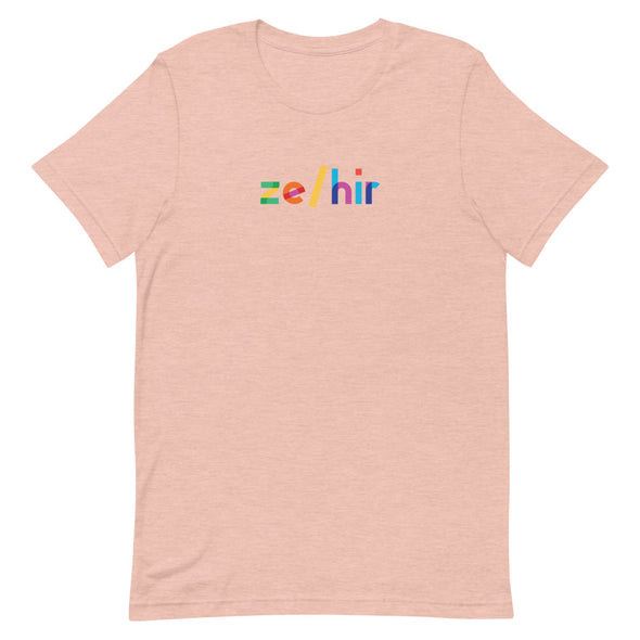 Ze/Hir Rainbow T-Shirt