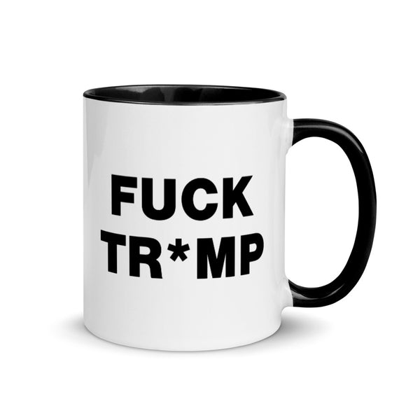 Fuck Tr*mp Coated Mug