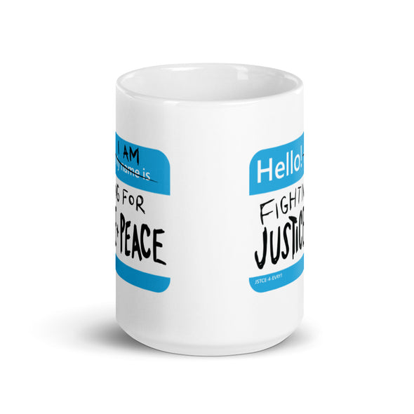 Justice + Peace Mug